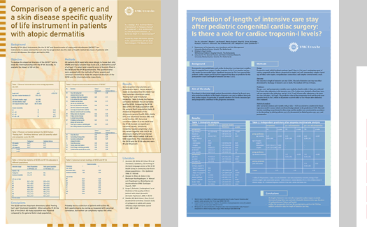 Wetenschappelijke posters UMC Utrecht