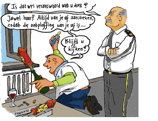 cartoon vuurwerk