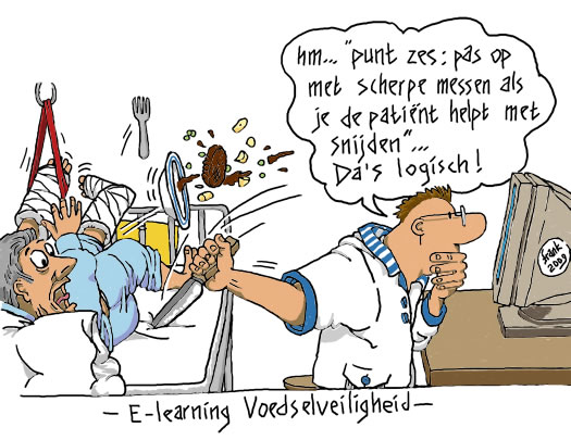 cartoon voedselveiligheid