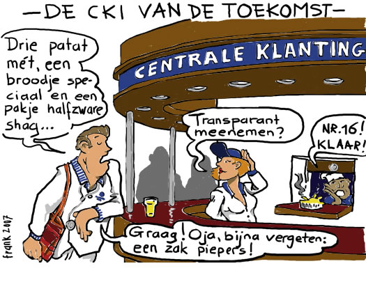 cartoon Centrale Klantingang